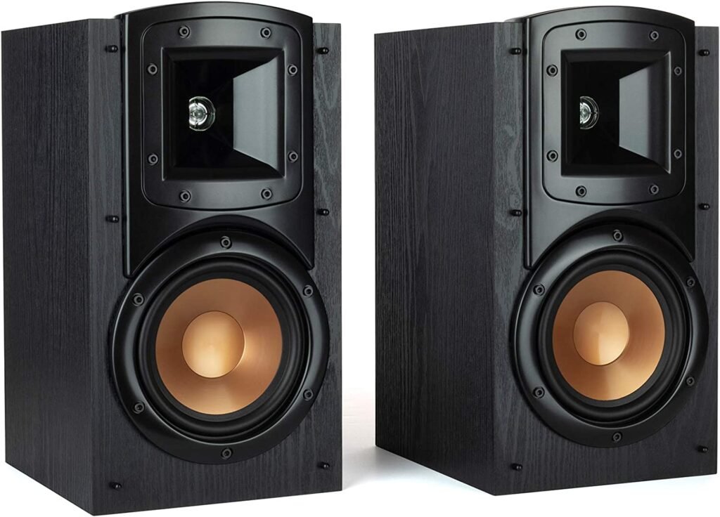 
Klipsch Synergy Black Label B-200 Bookshelf Speaker Pair with Proprietary Horn Technology, a 5.25” High-Output Woofer and a Dynamic .75”